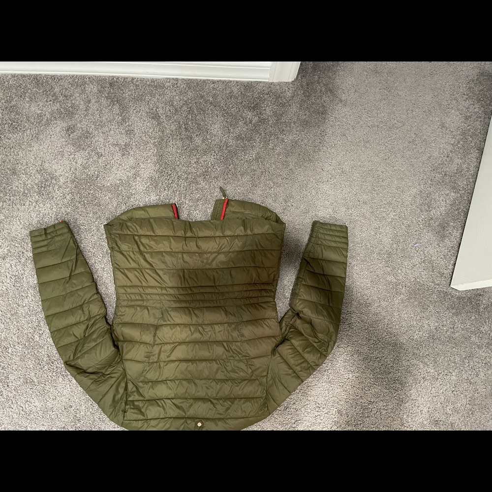 Olive Throw Jacket - image 2